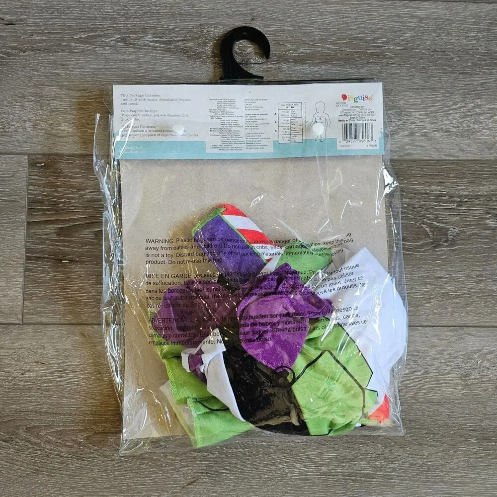 Disguise Disney Buzz Lightyear Toy Story Size 12-18MO Infant Baby Costume